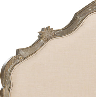 Safavieh Harlow Headboard Beige Bedding 