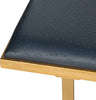Safavieh Millie Loft Bench/Coffee Table Navy and Gold Furniture 