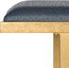 Safavieh Millie Loft Bench/Coffee Table Navy and Gold Furniture 