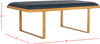 Safavieh Millie Loft Bench/Coffee Table Navy and Gold Furniture 