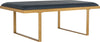 Safavieh Millie Loft Bench/Coffee Table Navy and Gold Furniture 