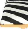 Safavieh Millie Loft Bench/Coffee Table Zebra and Gold Furniture 