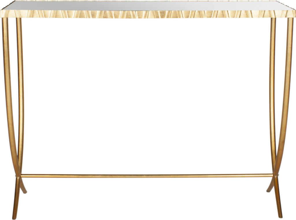 Safavieh Princess Mirror Top Console Table Gold and Furniture main image