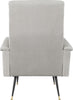 Safavieh Aida Velvet Retro Mid Century Accent Chair Grey Furniture 
