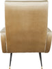 Safavieh Elicia Velvet Retro Mid Century Accent Chair Camel Furniture 