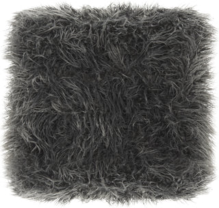 Safavieh Horace Faux Sheepskin X-Square Bench Grey Furniture 