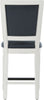 Safavieh Buchanan Rectangle Counter Stool Navy and Distressed White Furniture 