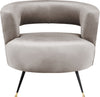 Safavieh Manet Velvet Retro Mid Century Accent Chair Hazelwood Furniture main image