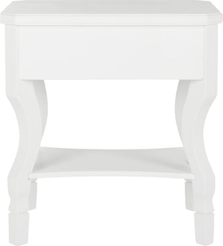 Safavieh Alaia One Drawer Night Stand White Furniture 