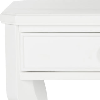 Safavieh Alaia One Drawer Night Stand White Furniture 