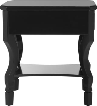 Safavieh Alaia One Drawer Night Stand Black Furniture 