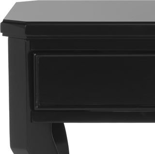 Safavieh Alaia One Drawer Night Stand Black Furniture 