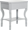 Safavieh Alaia One Drawer Night Stand Grey Furniture 