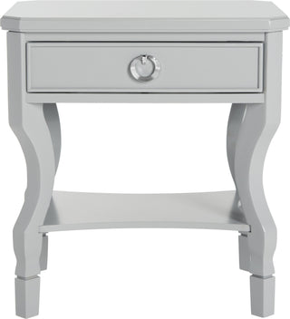 Safavieh Alaia One Drawer Night Stand Grey Furniture main image