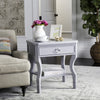 Safavieh Alaia One Drawer Night Stand Grey  Feature