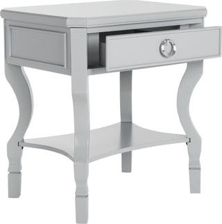 Safavieh Alaia One Drawer Night Stand Grey Furniture 