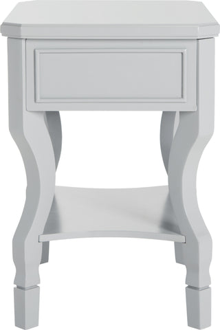 Safavieh Alaia One Drawer Night Stand Grey Furniture 