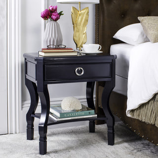 Safavieh Alaia One Drawer Night Stand Navy Furniture 