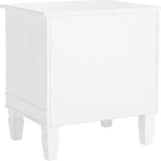 Safavieh Kira Three Drawer Night Stand White Furniture 