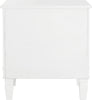 Safavieh Kira Three Drawer Night Stand White Furniture 