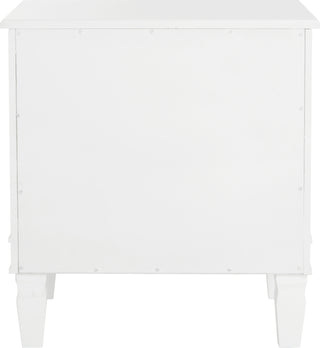 Safavieh Kira Three Drawer Night Stand White Furniture 