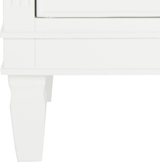 Safavieh Kira Three Drawer Night Stand White Furniture 