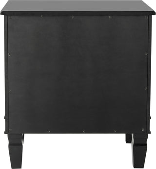 Safavieh Kira Three Drawer Night Stand Black Furniture 