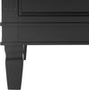 Safavieh Kira Three Drawer Night Stand Black Furniture 