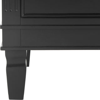 Safavieh Kira Three Drawer Night Stand Black Furniture 