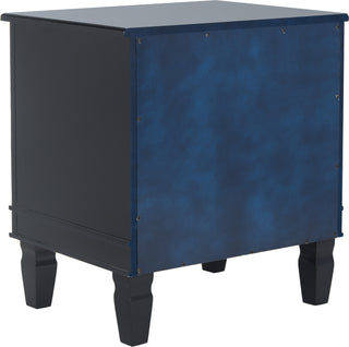 Safavieh Kira Three Drawer Night Stand Navy Furniture 