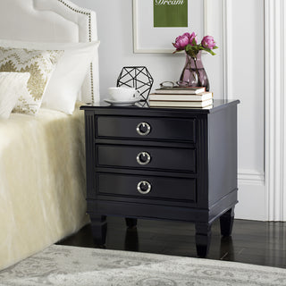 Safavieh Kira Three Drawer Night Stand Navy  Feature