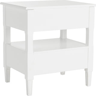 Safavieh Jenson Two Drawer Night Stand White Furniture 