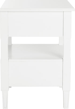 Safavieh Jenson Two Drawer Night Stand White Furniture 