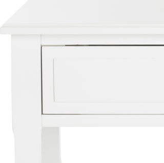 Safavieh Jenson Two Drawer Night Stand White Furniture 