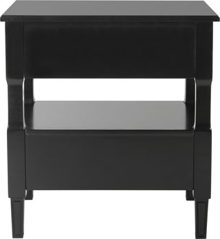 Safavieh Jenson Two Drawer Night Stand Black Furniture 