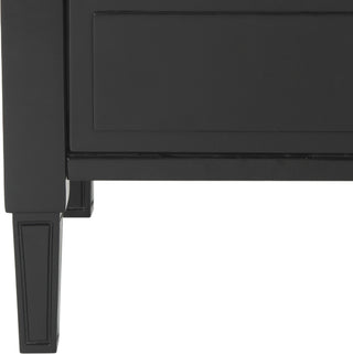 Safavieh Jenson Two Drawer Night Stand Black Furniture 