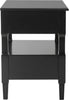 Safavieh Jenson Two Drawer Night Stand Black Furniture 