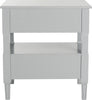 Safavieh Jenson Two Drawer Night Stand Grey Furniture 
