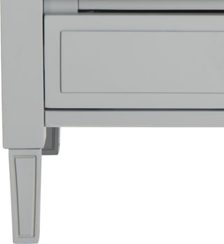 Safavieh Jenson Two Drawer Night Stand Grey Furniture 