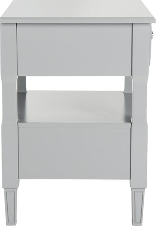 Safavieh Jenson Two Drawer Night Stand Grey Furniture 