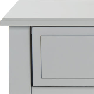 Safavieh Jenson Two Drawer Night Stand Grey Furniture 