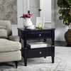 Safavieh Jenson Two Drawer Night Stand Navy  Feature