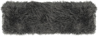 Safavieh Etta Faux Curly Sheepskin Bench Grey Furniture 