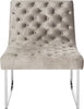 Safavieh Hadley Velvet Tufted Accent Chair Hazelwood Furniture main image