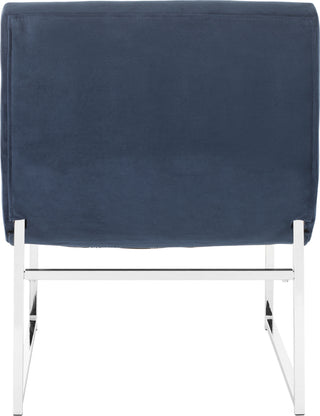 Safavieh Hadley Velvet Tufted Accent Chair Navy Furniture 