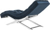 Safavieh Monroe Chaise With Headrest Pillow Navy Furniture 
