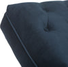 Safavieh Monroe Chaise With Headrest Pillow Navy Furniture 