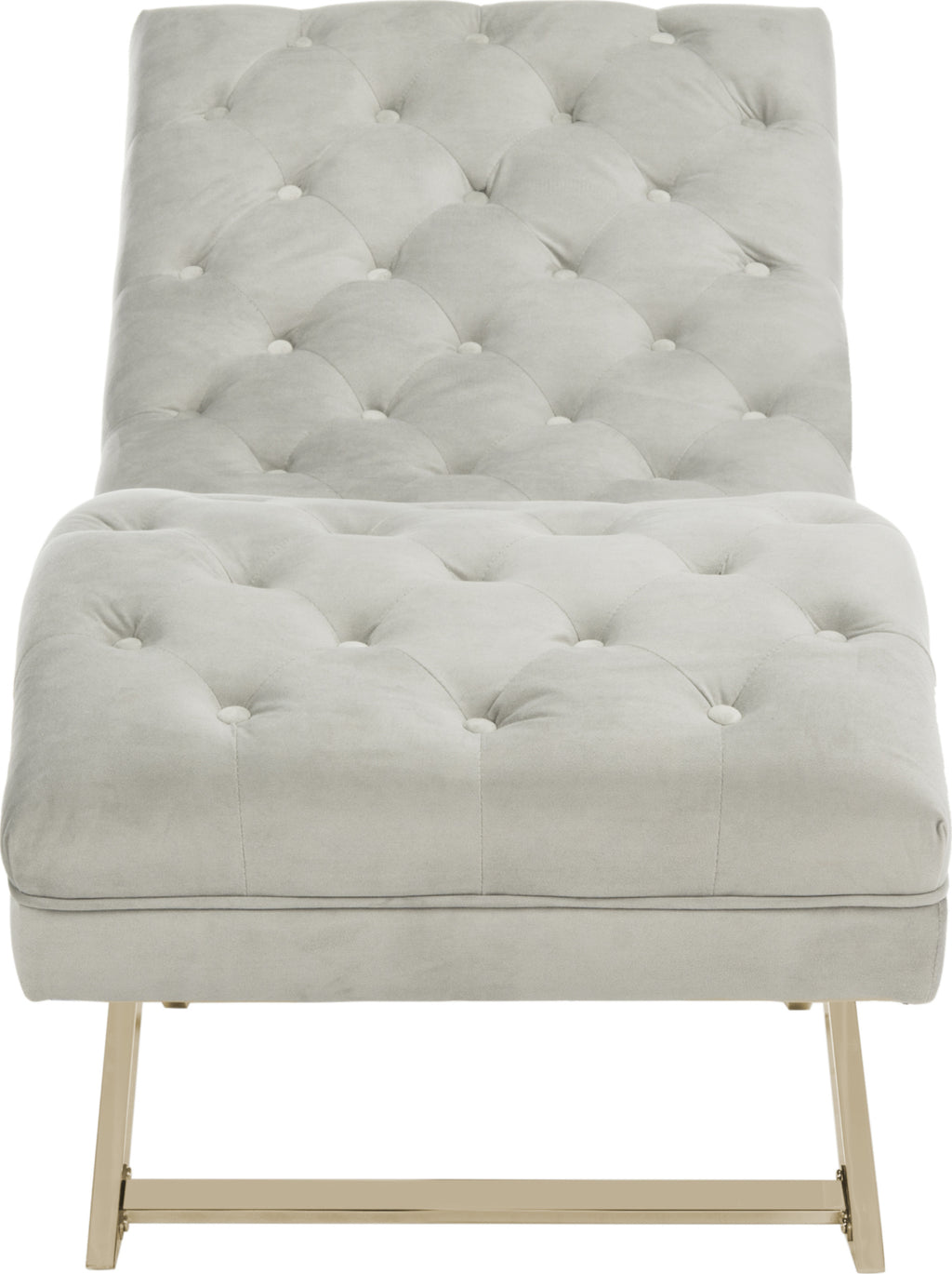 Safavieh Monroe Chaise With Headrest Pillow Grey Incredible Rugs and