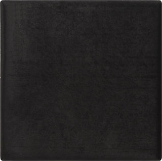 Safavieh Rowan Contemporary Glam Velvet Square Ottoman Black Furniture 