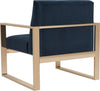 Safavieh Vasco Accent Chair Navy Furniture 
